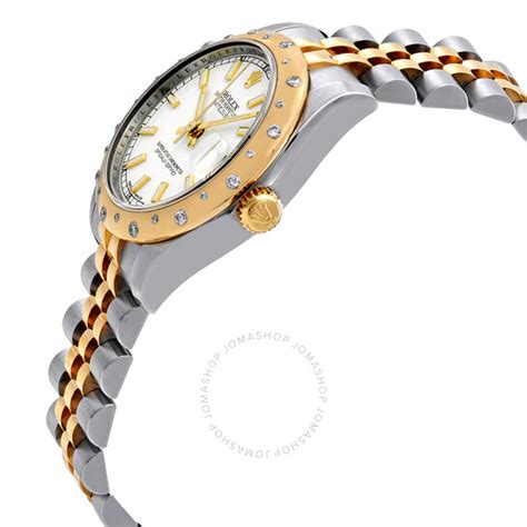 rolex lady con bracciale 78343|Rolex Datejust White Dial Automatic Ladies Steel and .